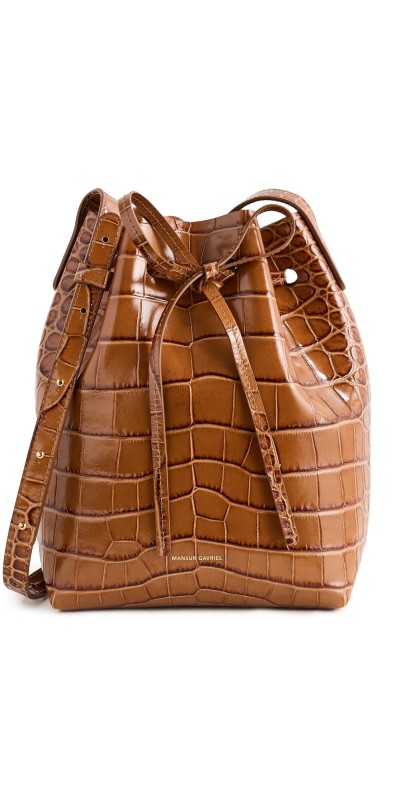 Mansur Gavriel Mini Bucket Bag Amaretti