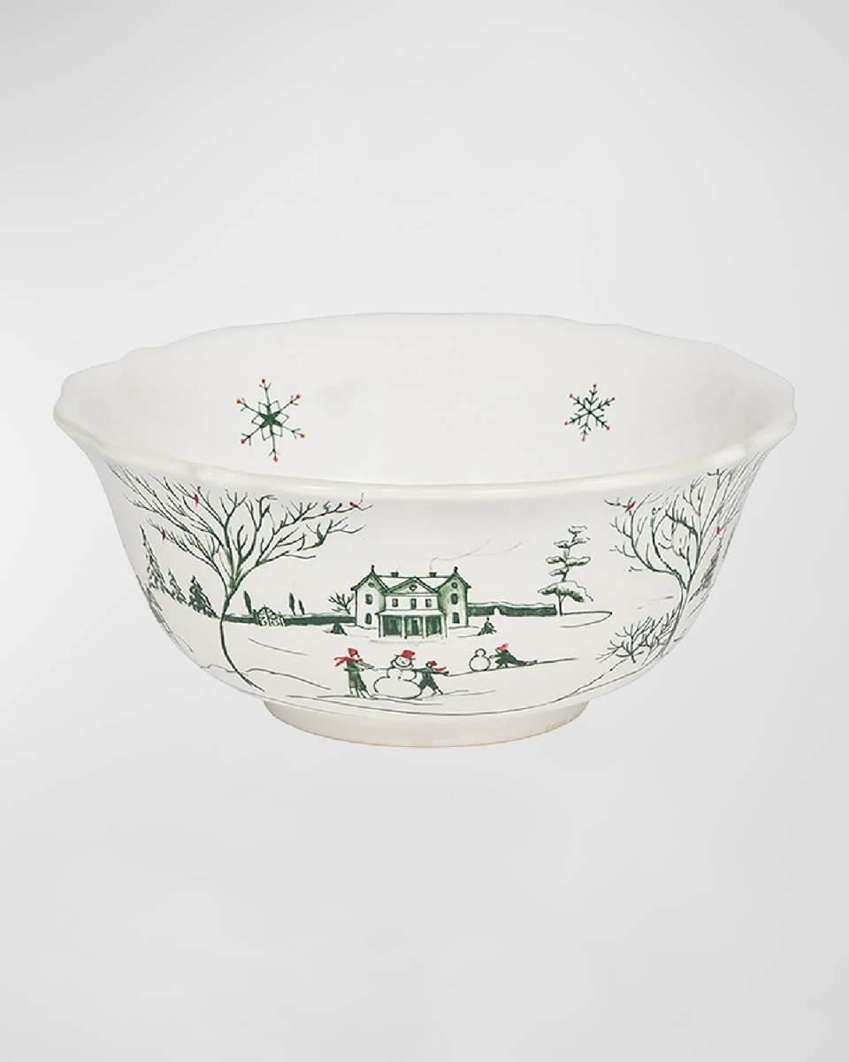 Country Estate Winter Frolic Cereal Evergreen