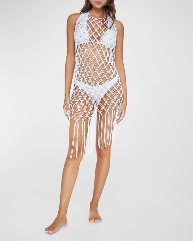 Beaded Brynn Sun Dress Coverup