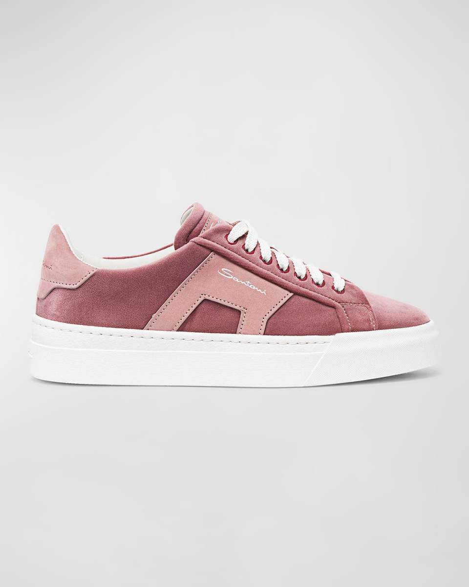 DBS1 Bicolor Suede Low-Top Sneakers
