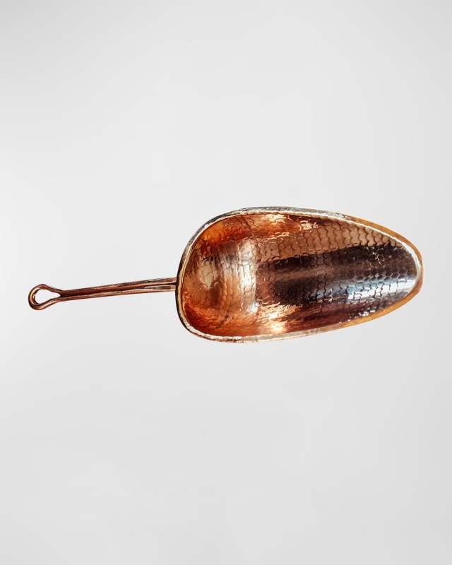 Copper Dry Goods/Ice Scoop, Large 11"