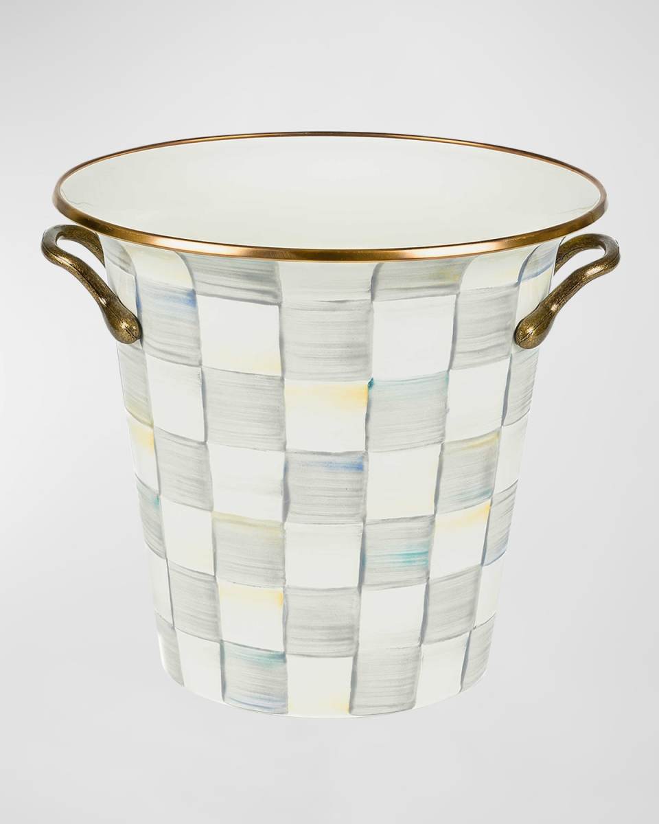 Sterling Check Enamel Wine Cooler