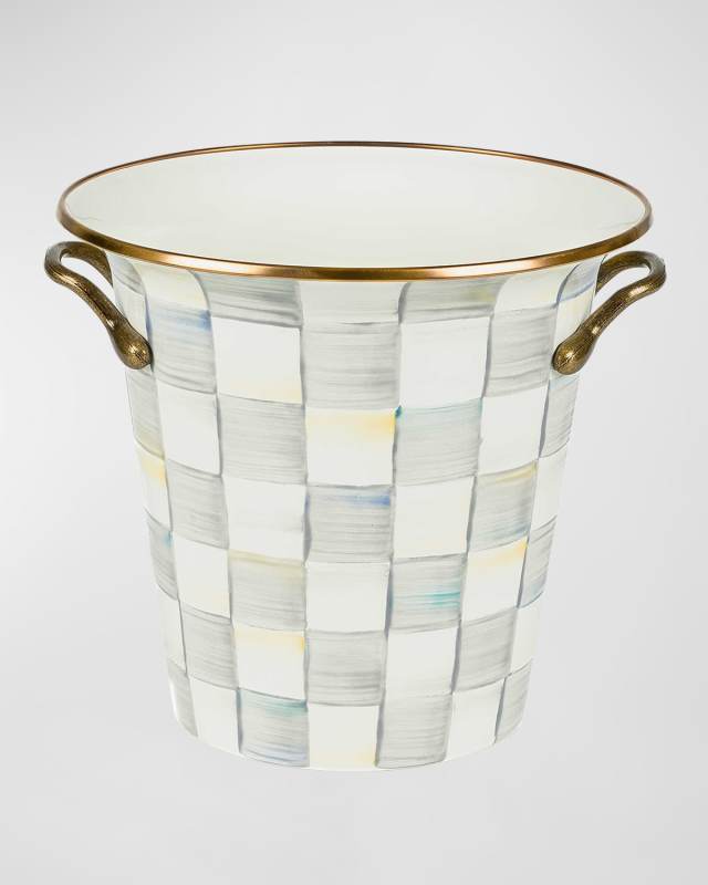 Sterling Check Enamel Wine Cooler