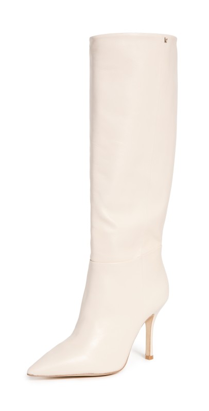 Larroudé Kate Boots Ivory