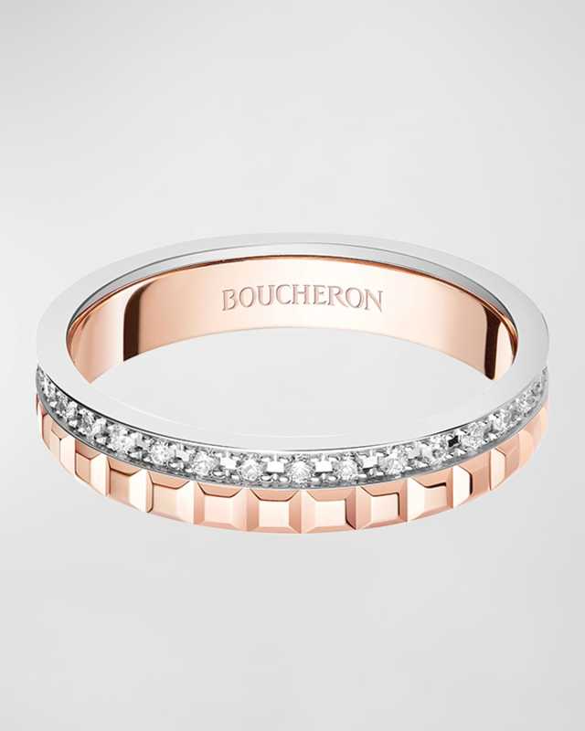 Quatre 18K Gold Diamond Band Ring