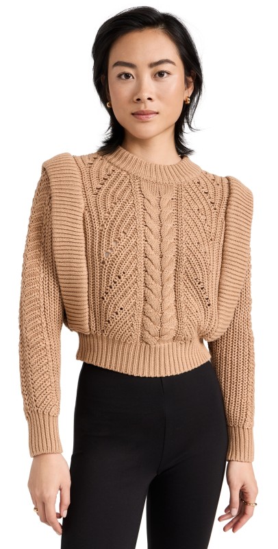English Factory Knitted Sweater Tan