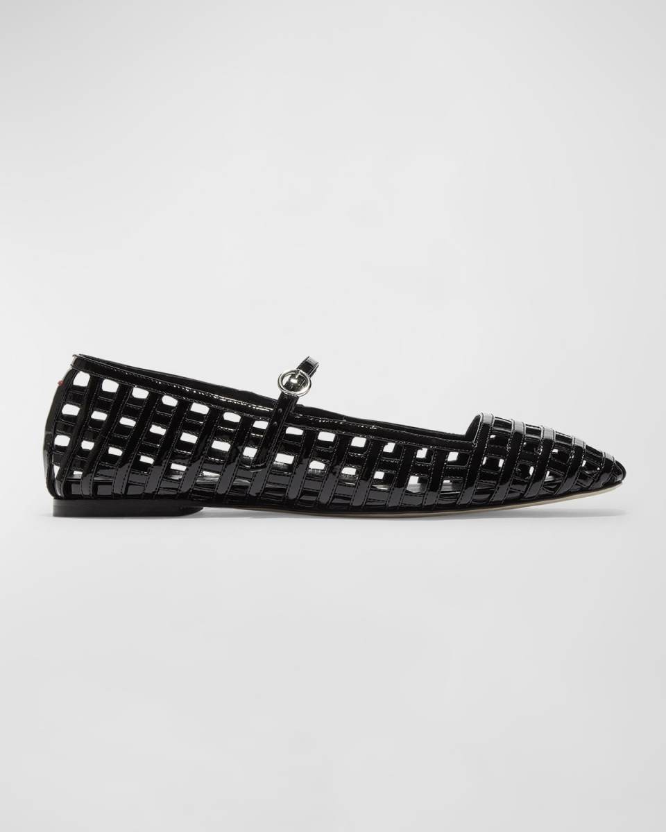 Uma Caged Mary Jane Ballerina Flats