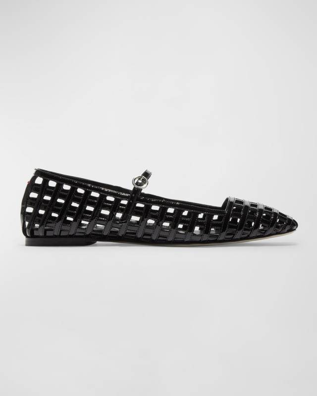 Uma Caged Mary Jane Ballerina Flats