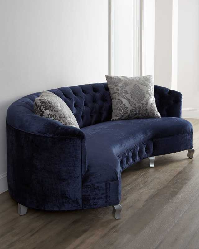 Majestic Jayne Tufted Sofa 114"
