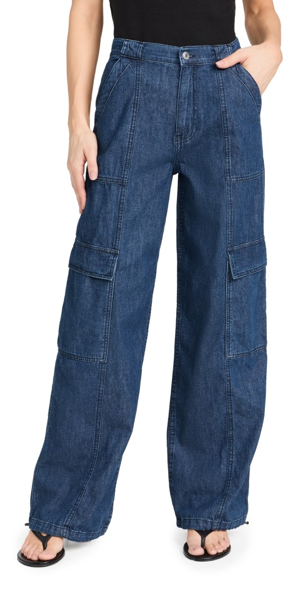 SIMKHAI Calista Cargo Pants Baltic