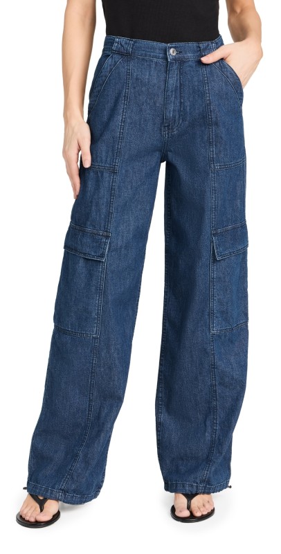 SIMKHAI Calista Cargo Pants Baltic