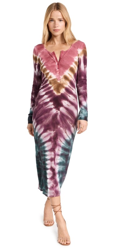 Young Fabulous & Broke Leo Dress Desert Rose Volcano Wash