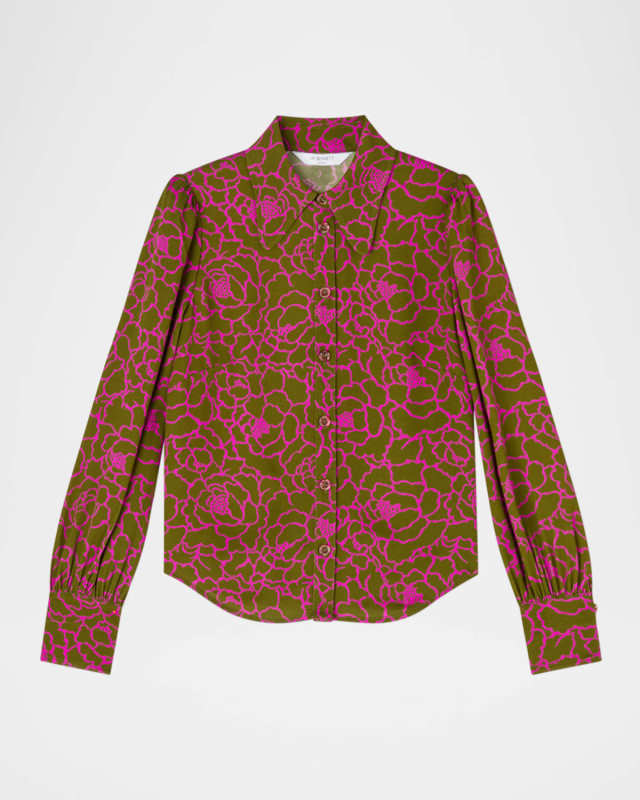 Sonya Floral-Print Viscose Blouse