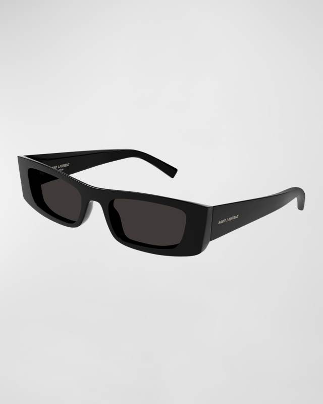 Logo Rectangle Injection Plastic Sunglasses