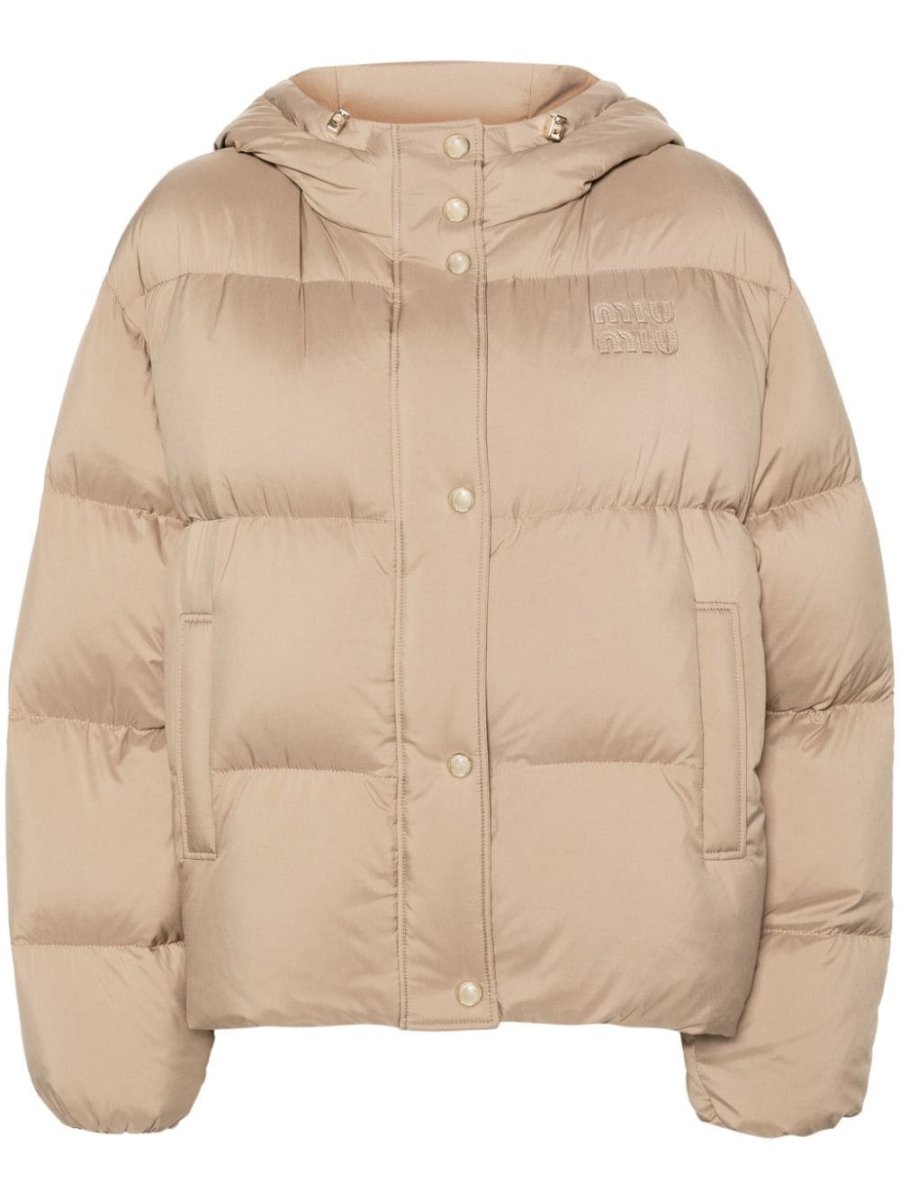 logo-appliqué jacket