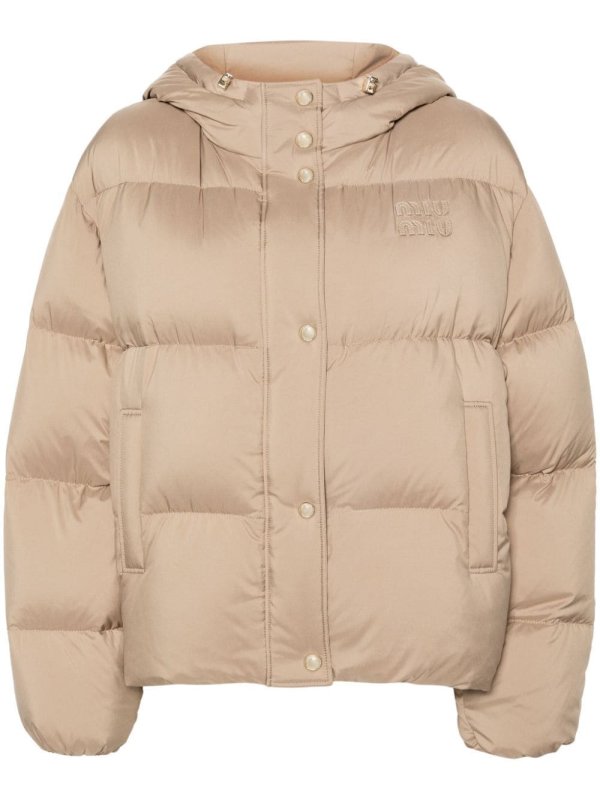 logo-appliqué jacket