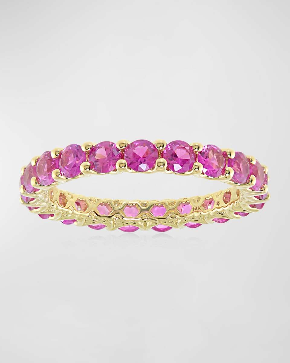 18K Yellow Gold The Hero Emerald Band