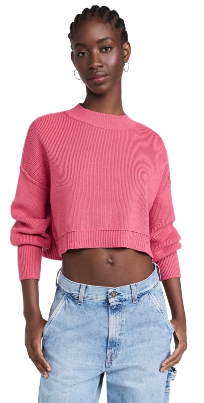 Free People Easy Street Crop Pullover Madamoiselle