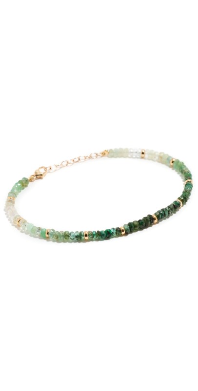 JIA JIA 14k Exclusive Mini Bracelet with Gold Beads Yellow Gold/Gr