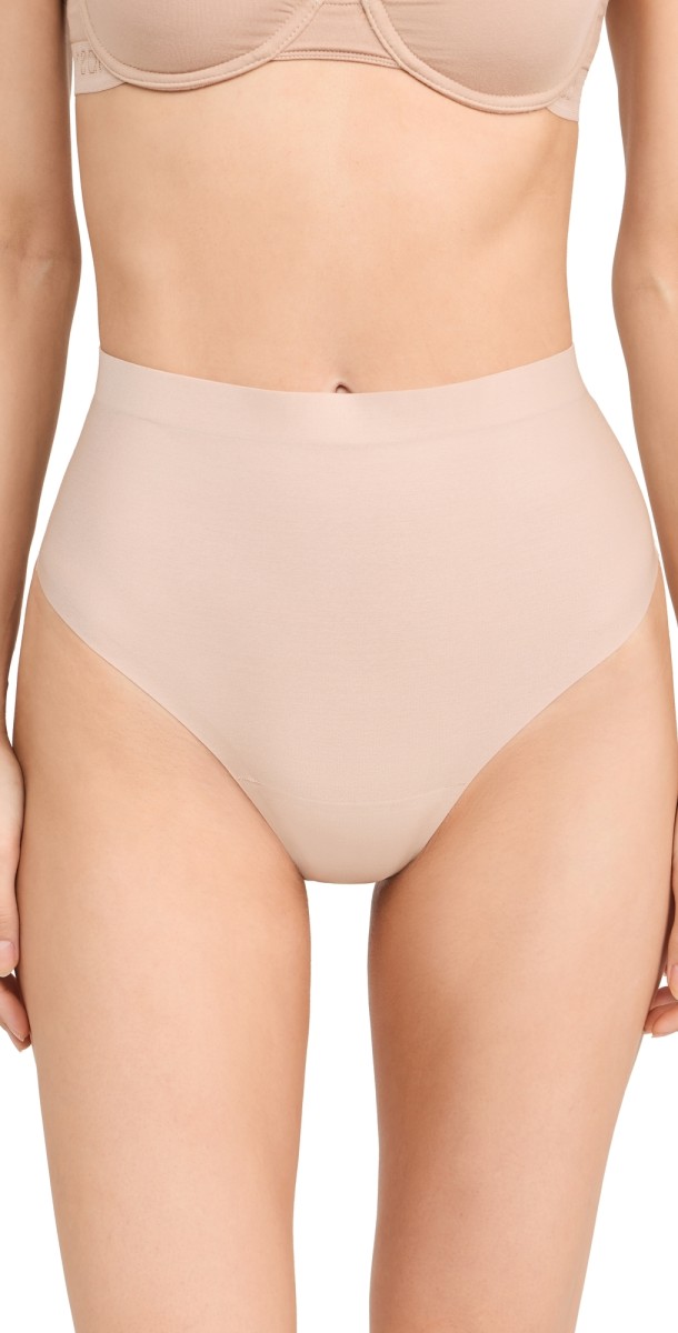 SPANX SPANXshape Sheer Control Thong Cafe au Lait