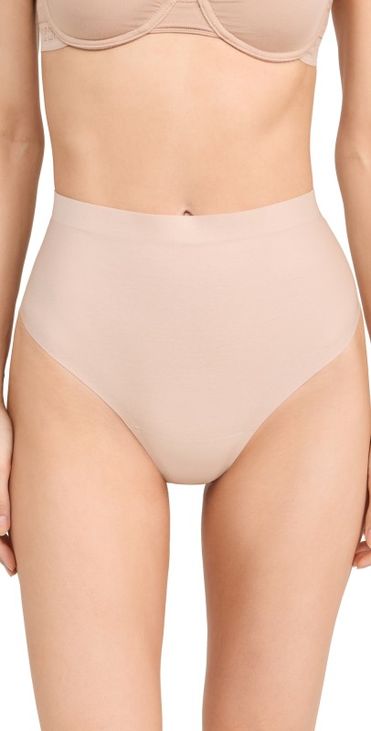 SPANX SPANXshape Sheer Control Thong Cafe au Lait