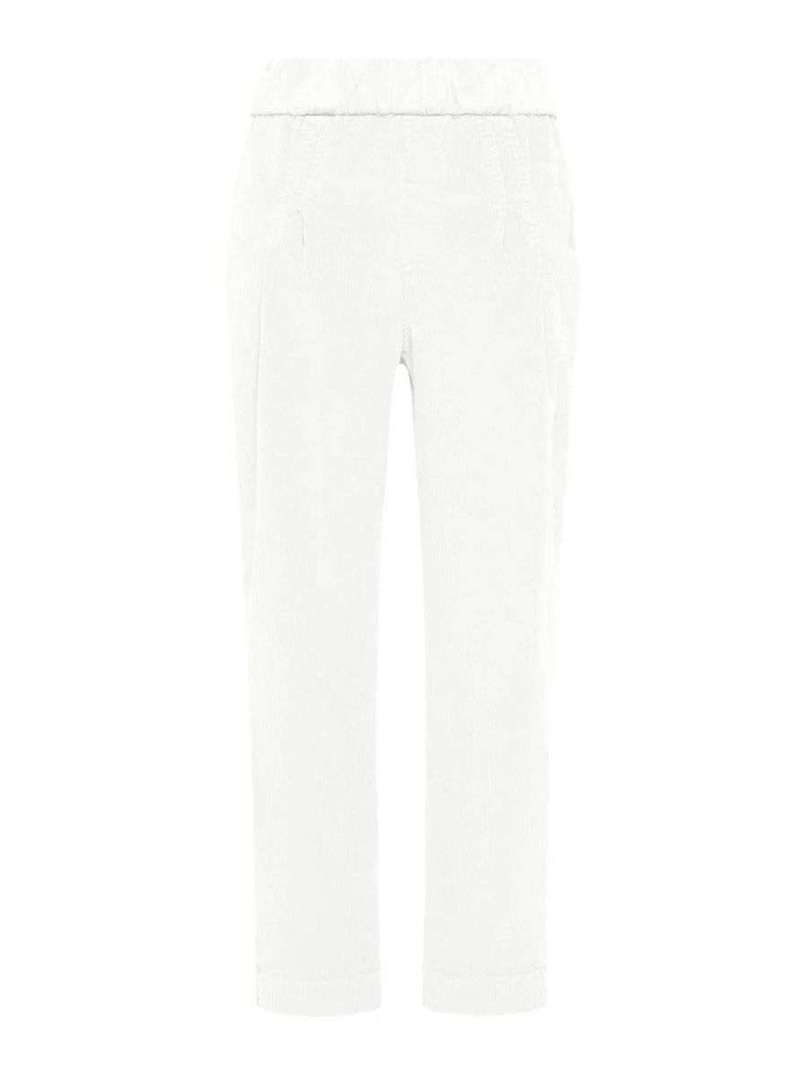 Deha Pantalons Décontractés - Blanc