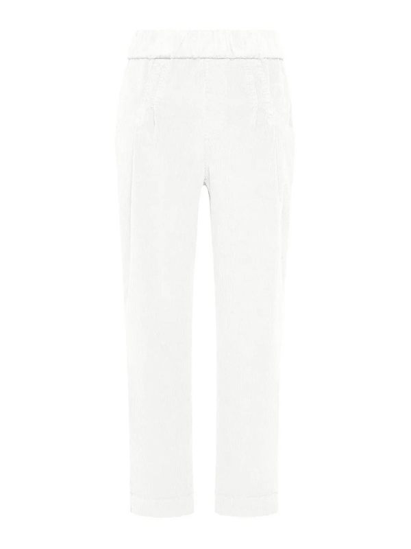 Deha Pantalons Décontractés - Blanc