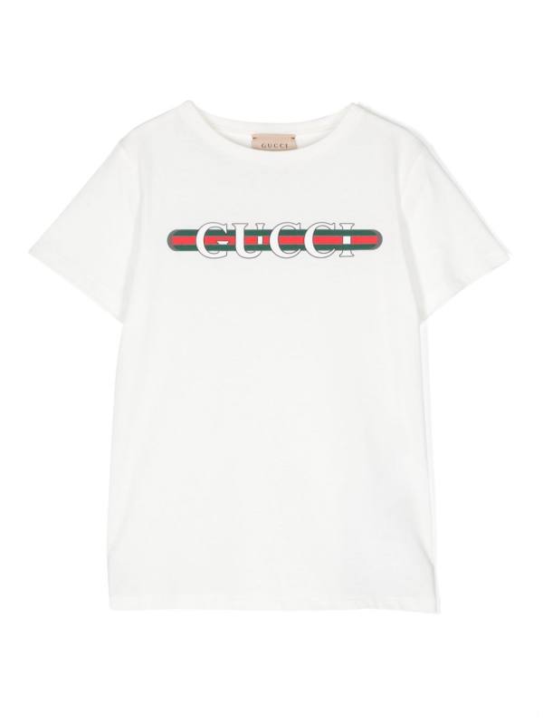 logo-print cotton T-shirt