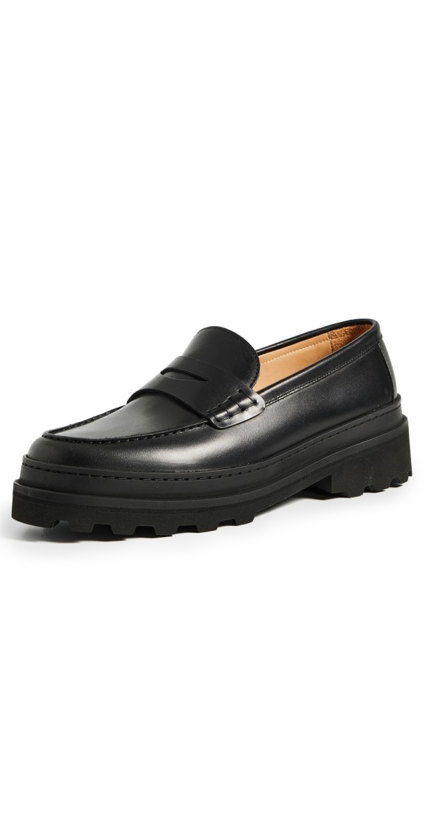 A. P.C. Clem 2.0 Mocassins Black
