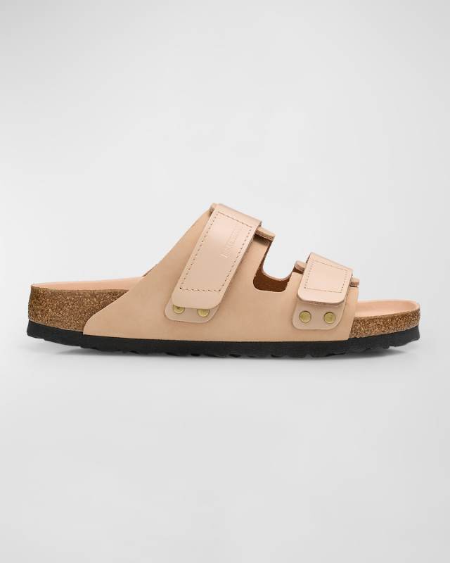 Uji Leather Dual-Grip Slide Sandals