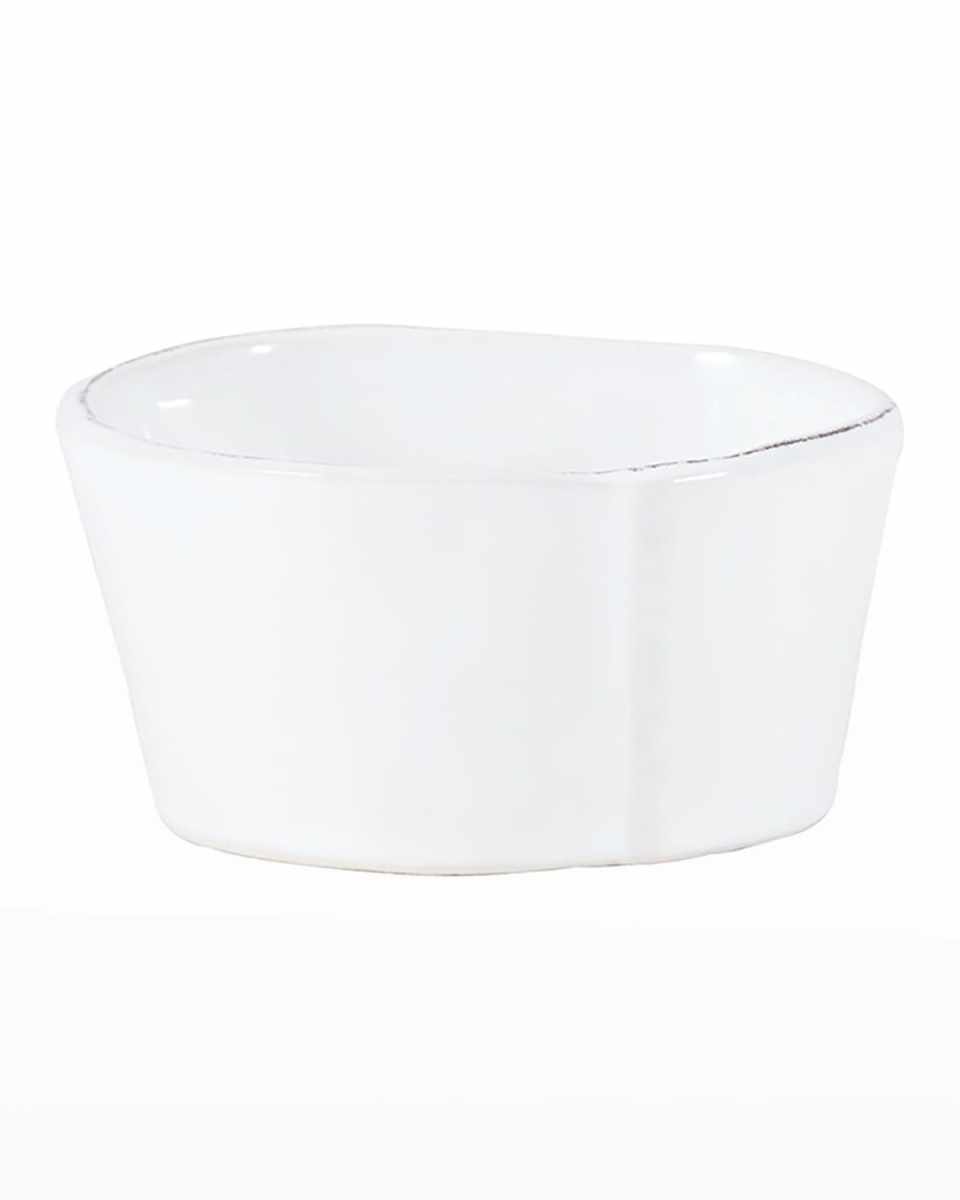 Lastra White Condiment Bowl
