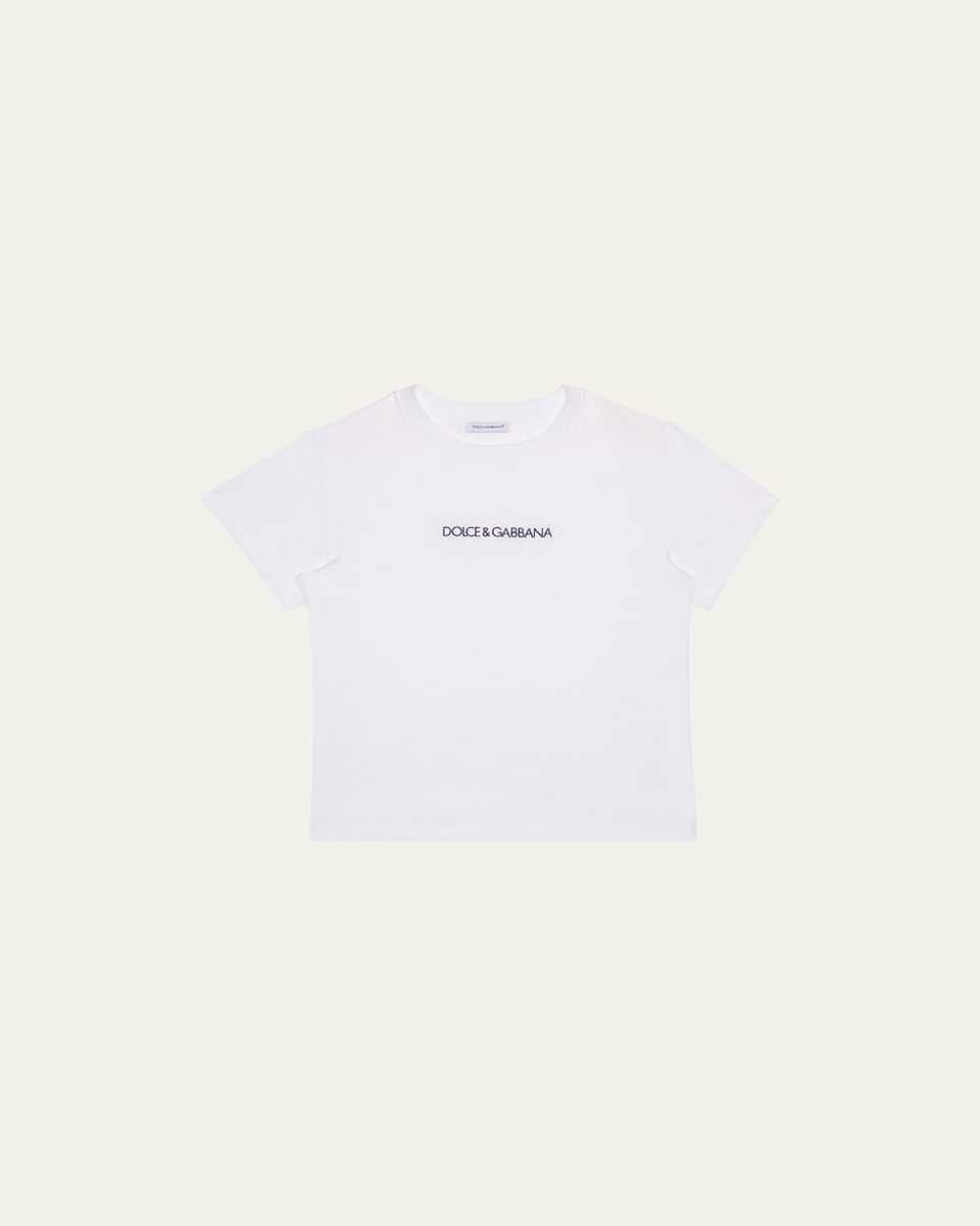 Kid's Logo Short-Sleeve T-Shirt, Size 8-12