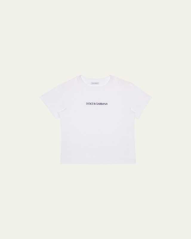 Kid's Logo Short-Sleeve T-Shirt, Size 8-12