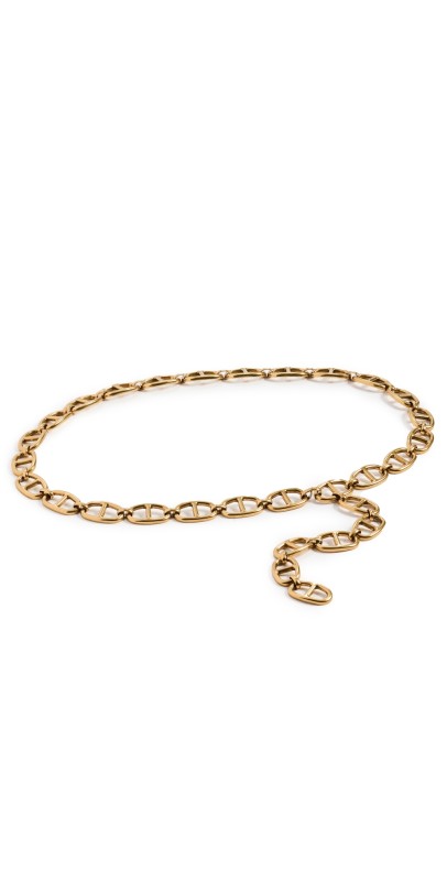 FRAME Open Link Chain Belt Gold