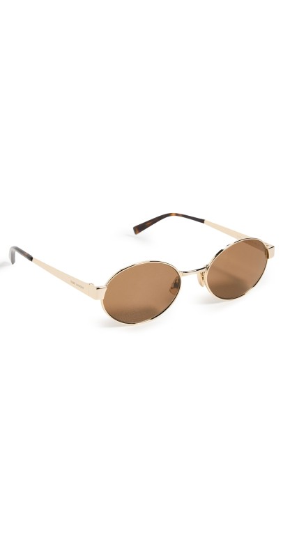 Saint Laurent SL 692 Sunglasses Gold-Gold-Brow