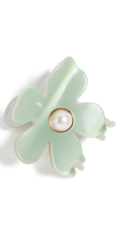 Lele Sadoughi Lily Claw Clip Sage