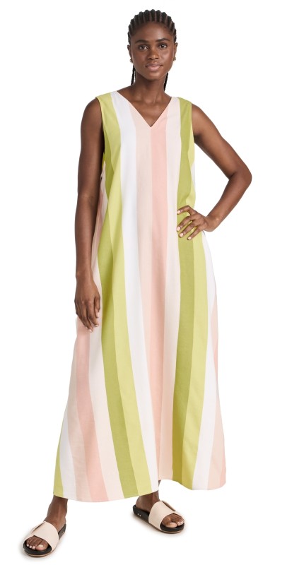 MARRAKSHI LIFE V Neck Gown Stripe 11