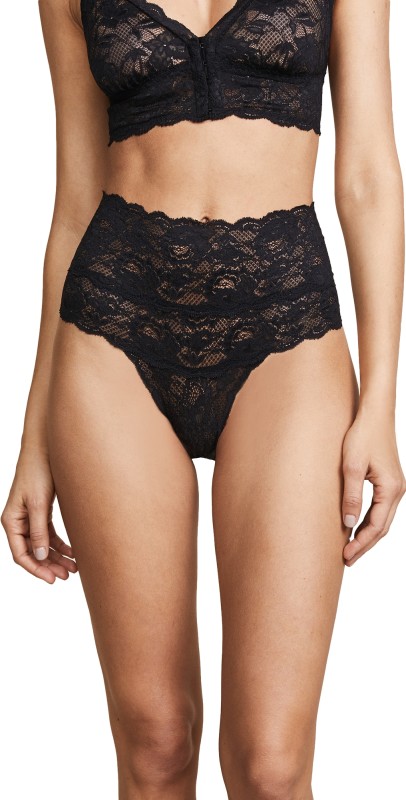 Cosabella Never Say Never High Rise Thong Black