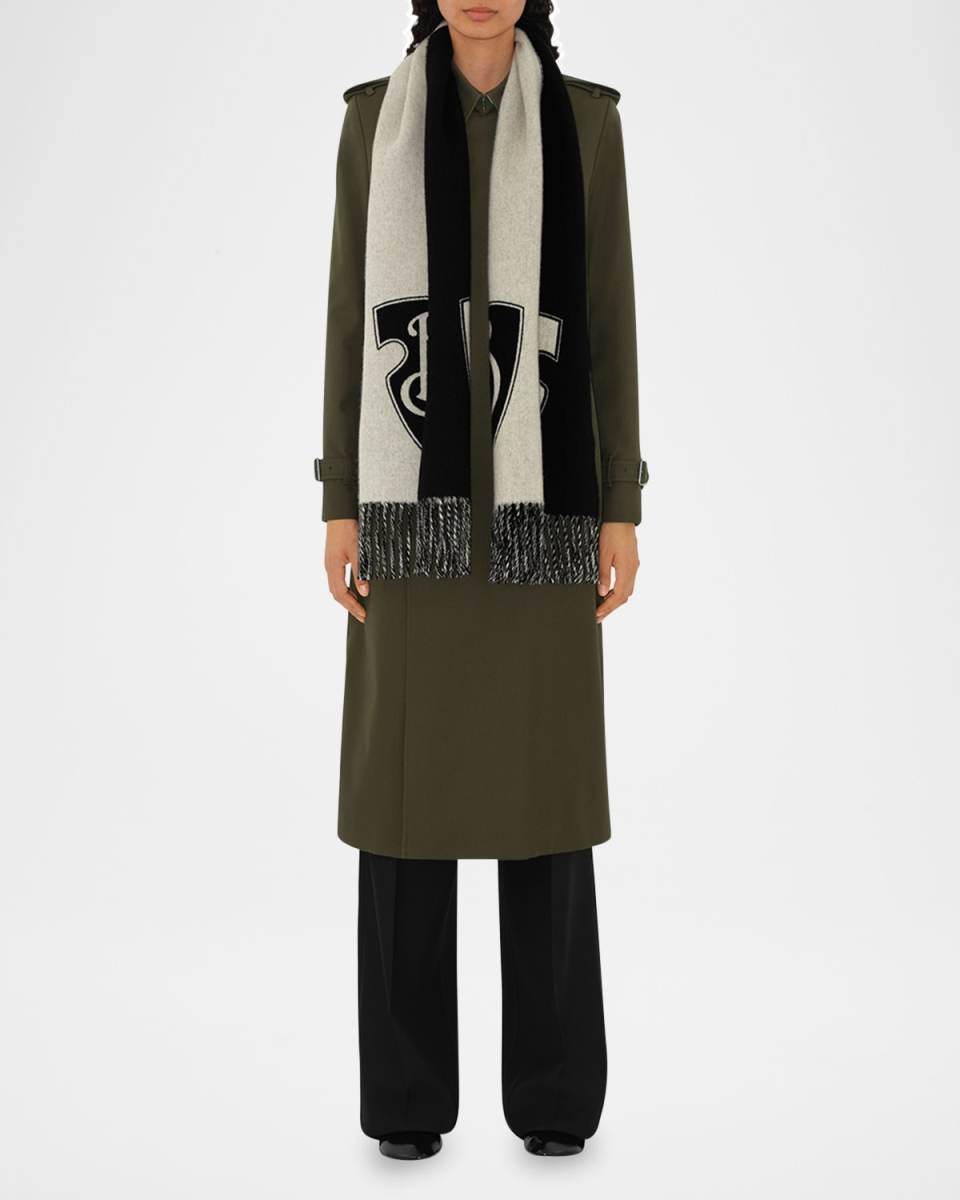 Nomad Shield Two-Toned Wool Blend Scarf