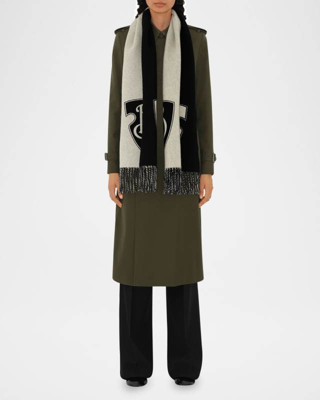 Nomad Shield Two-Toned Wool Blend Scarf