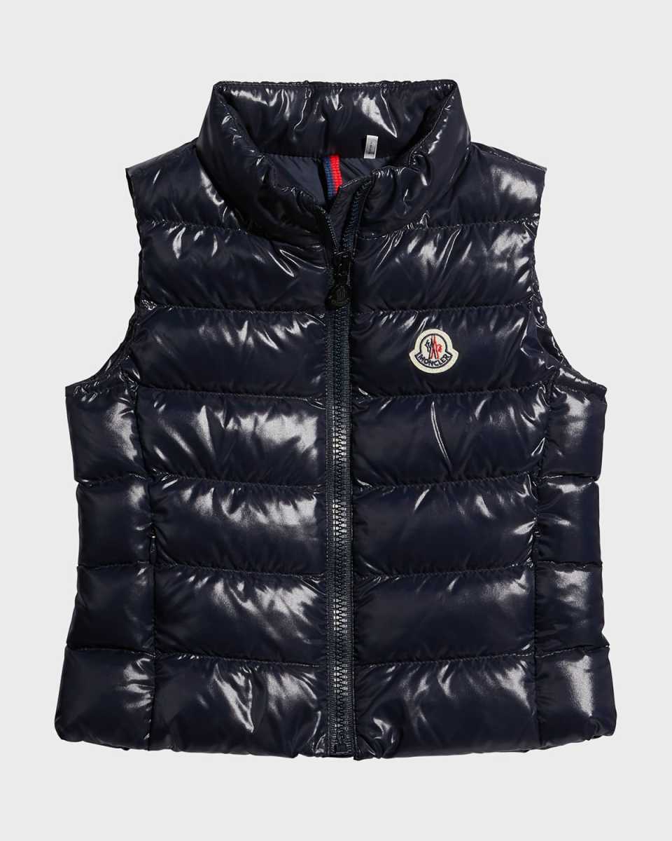 Girl's Ghany Quilted Vest, Size 4-6