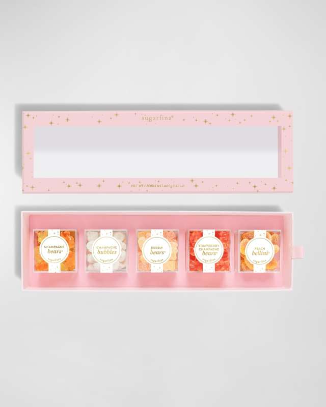Champagne Flight 5-Piece Candy Bento Box