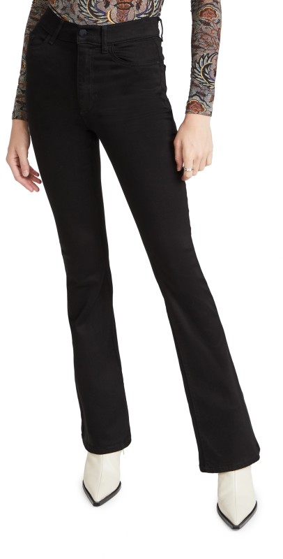 DL1961 Bridget Boot High Rise Instasculpt Jeans Hail