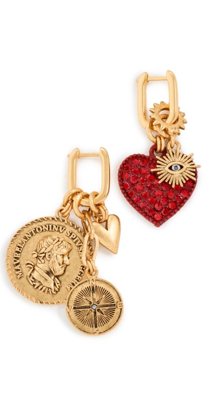 Elizabeth Cole Barbara Earrings Gold