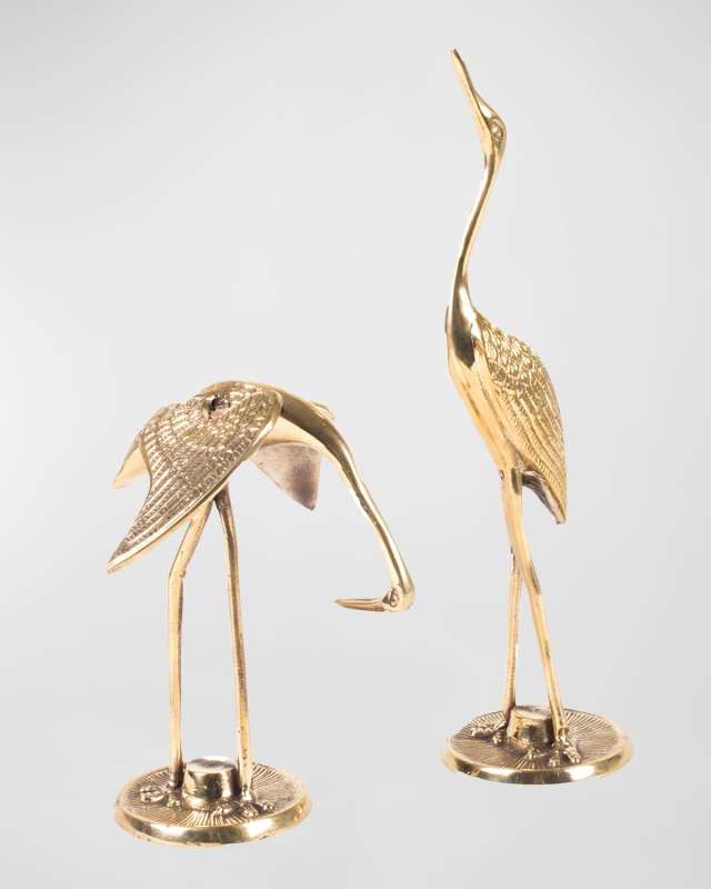 Crane Statue Set