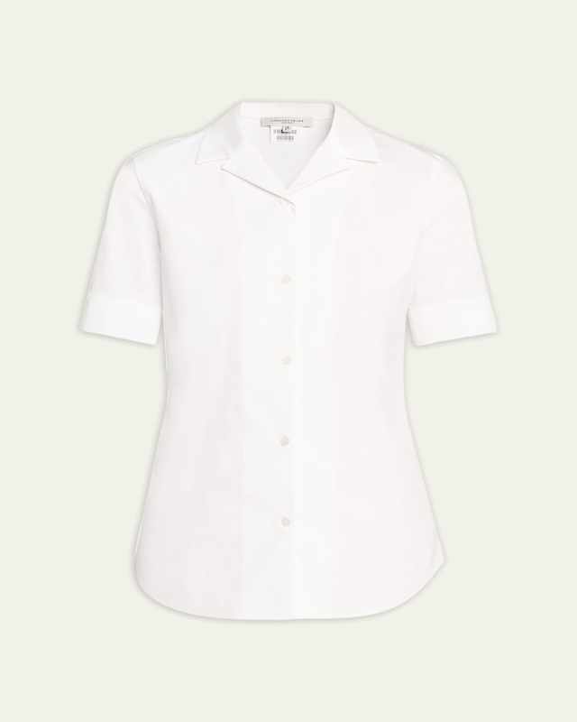 Button-Down Stretch Cotton Shirt