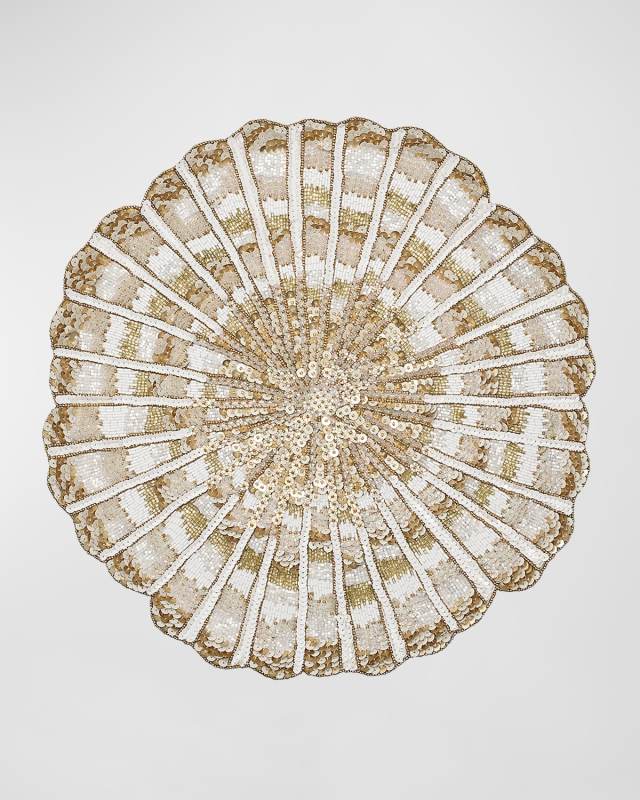 Nautilus Beaded Placemat