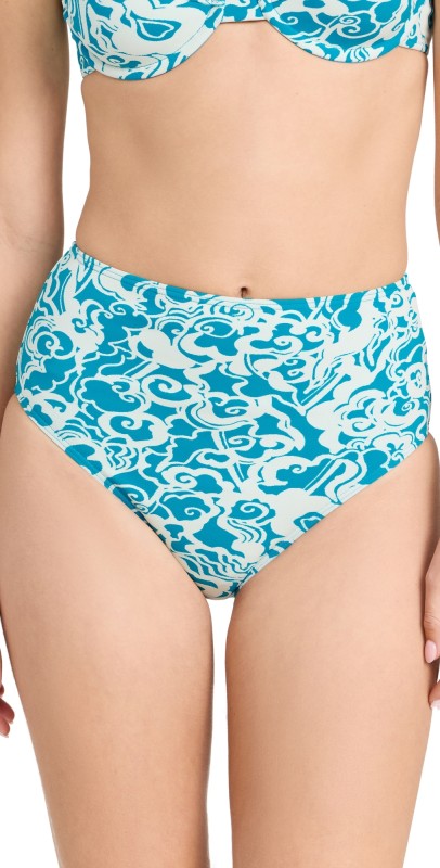 A. L.C. Isla Bikini Bottoms Scone/Blue