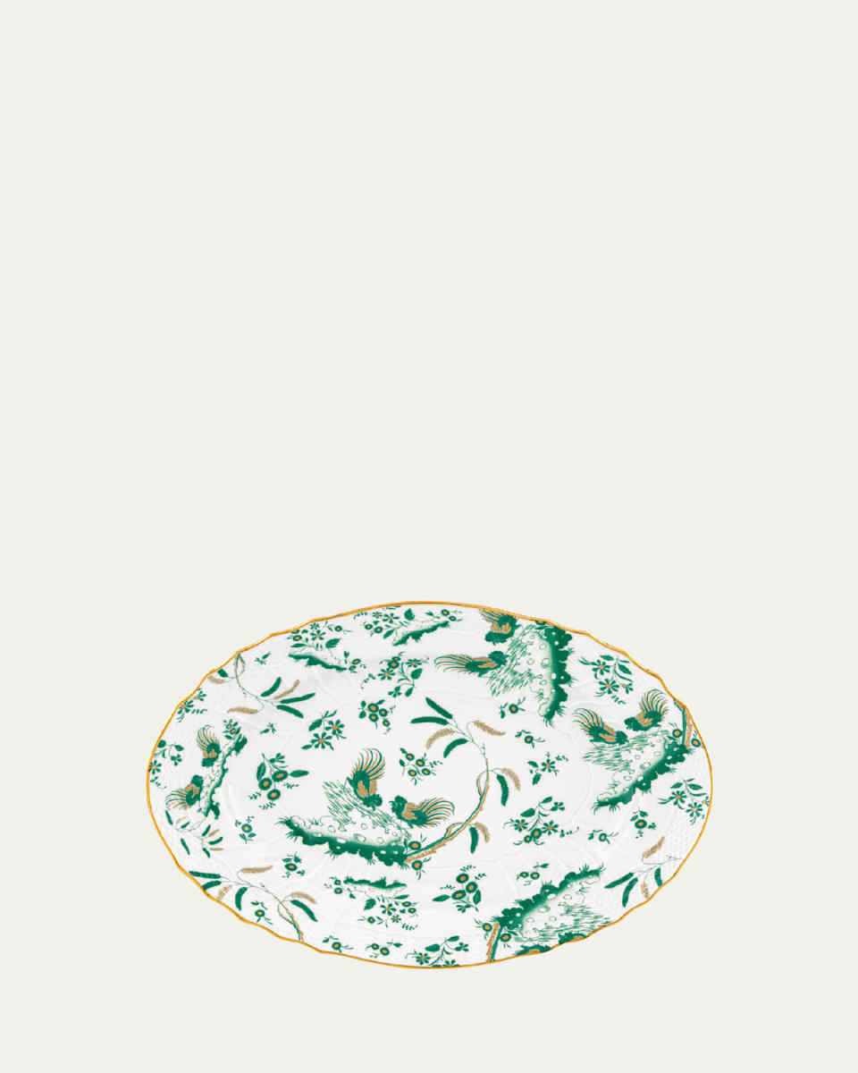 Oro di Doccia Large Oval Platter, Giada
