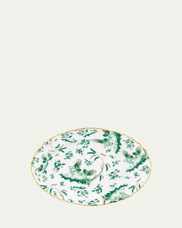 Oro di Doccia Large Oval Platter, Giada